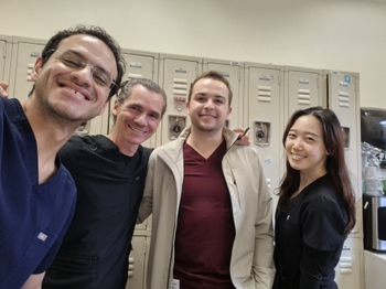 Dr. Ibrahim and residents