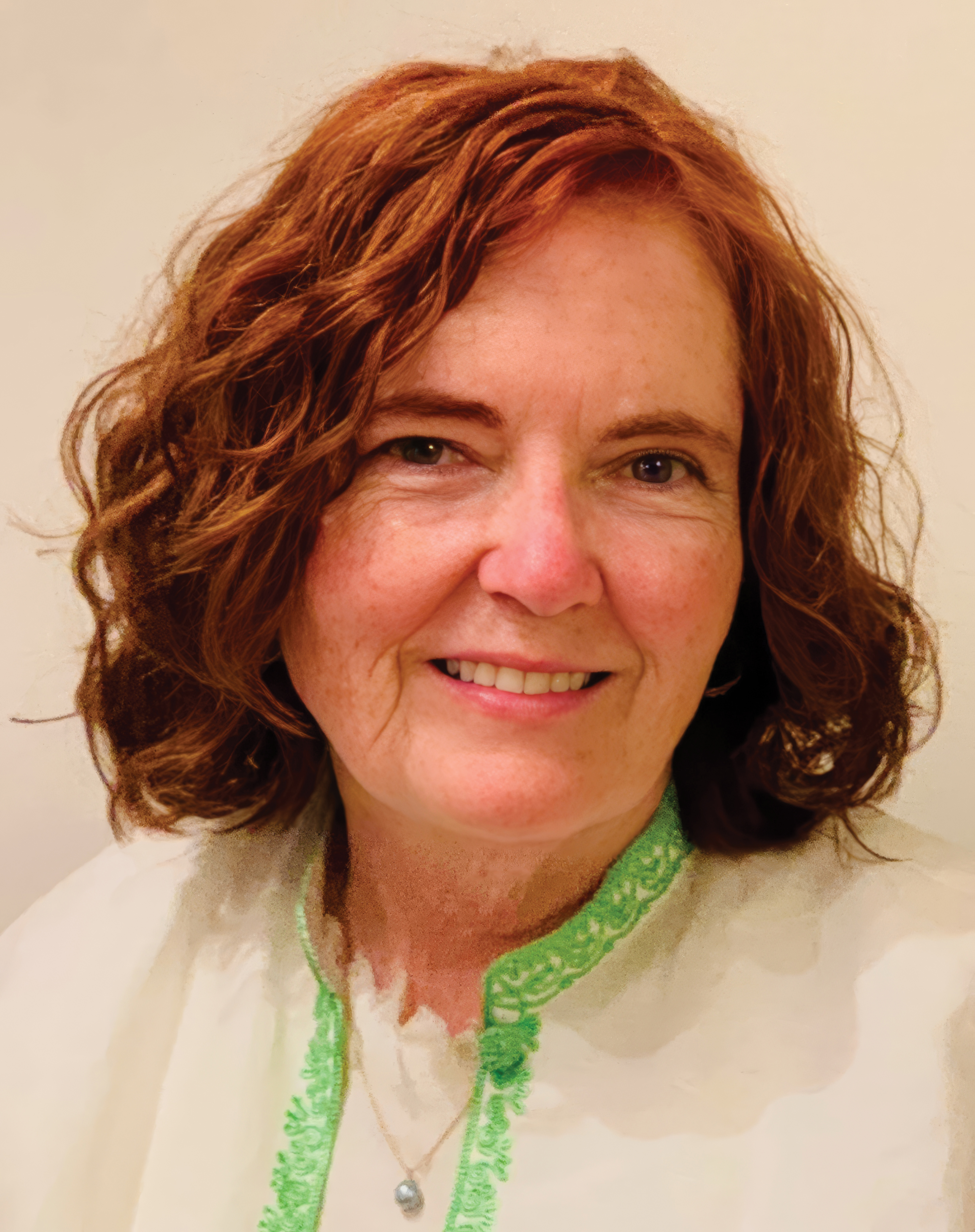 A portrait of Dr. Mary Hayes.
