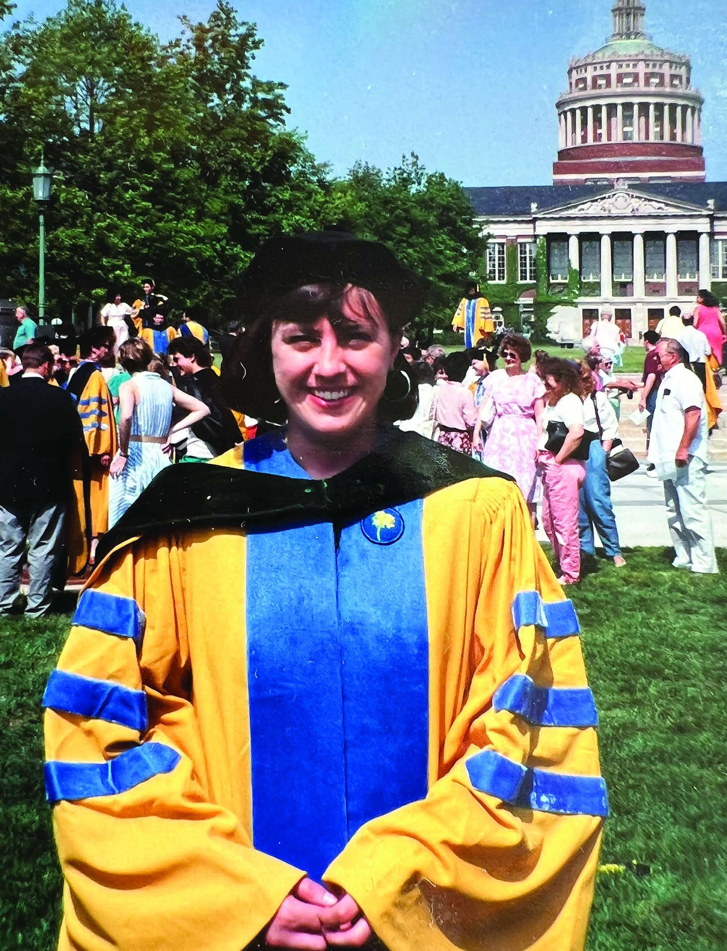 Helen Kales at her graduation from the School of Medicine and Dentistry in 1992.
