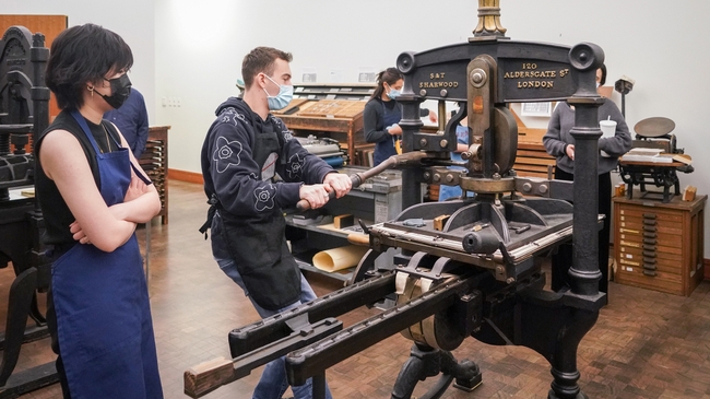 Bancroft printing class celebrates 40 years of hands-on learning