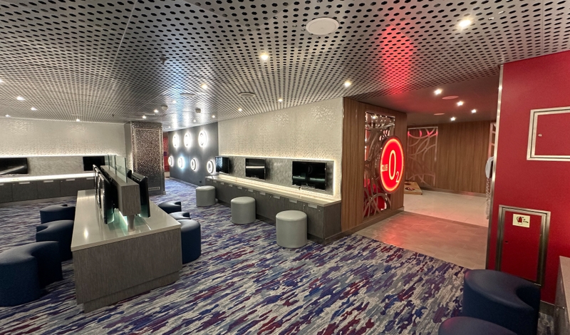 Carnival Vista Enhanced With New Livery, Heroes Bar, Retail Stores and Expanded Casino (Image at LateCruiseNews.com - February 2024)