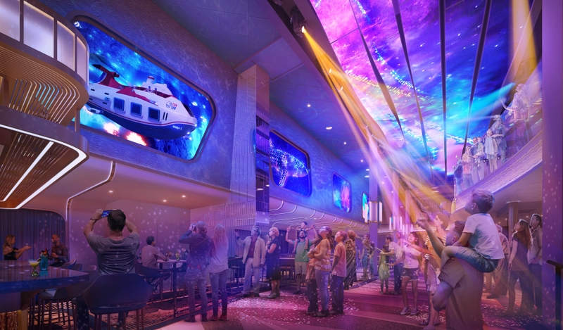 ‘Currents’ Zone on Carnival Jubilee Wows Guests With Immersive Experiences, Including ‘Seaquest: A Fun Sub Adventure’  (Image at LateCruiseNews.com - February 2024)