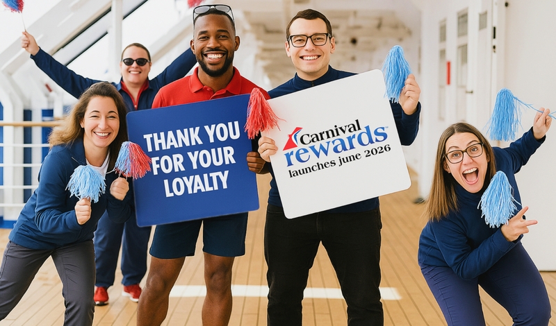 Carnival Cruise Line to Launch New Loyalty Program in 2026 Dubbed 'Carnival Rewards'™  (Image at LateCruiseNews.com - June 2025)