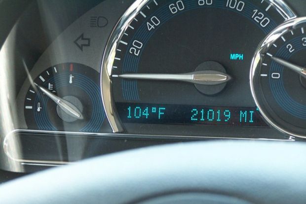100 degrees hot car by Joseph Novak 100 degrees hot car by Joseph Novak