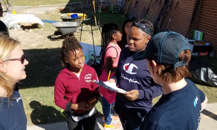 Durham's Merrick-Moore Elementary School gets first-of-its-kind outdoor classroom