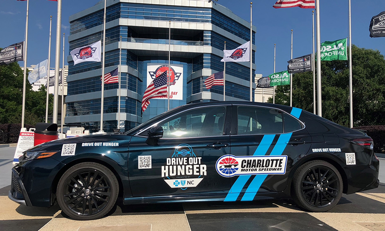 Charlotte Motor Speedway and Blue Cross NC Work Together to Drive Out Childhood Hunger in Greater Charlotte Area Charlotte Motor Speedway and Blue Cross NC Work Together to Drive Out Childhood Hunger in Greater Charlotte Area