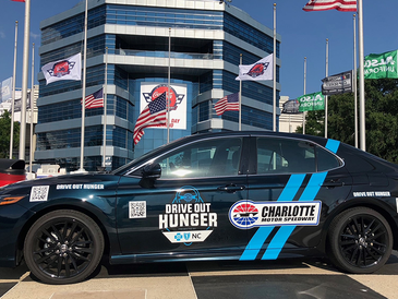 Charlotte Motor Speedway and Blue Cross NC Work Together to Drive Out Childhood Hunger in Greater Charlotte Area Charlotte Motor Speedway and Blue Cross NC Work Together to Drive Out Childhood Hunger in Greater Charlotte Area