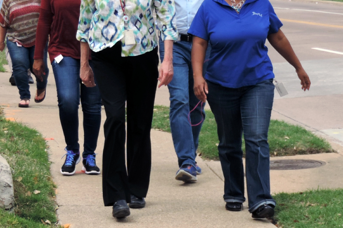 walking together