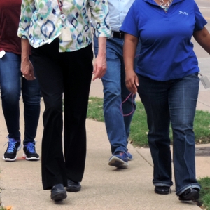 walking together