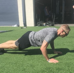 Man doing push-ups