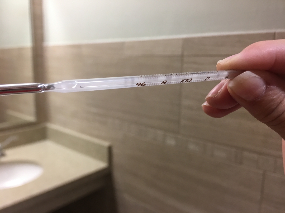 Photo High thermometer reading American Heart Association