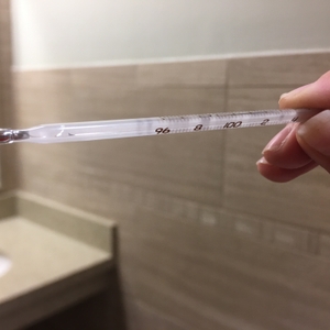 High thermometer reading