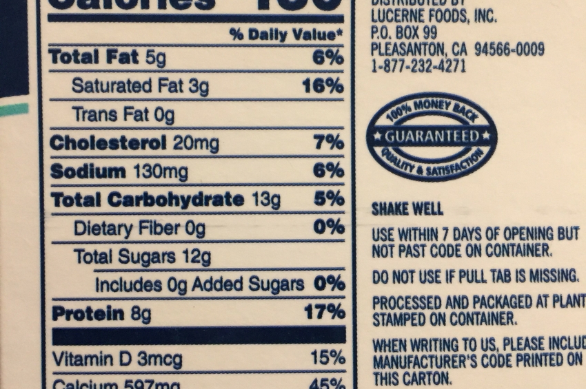 Photo Nutrition Label With Added Sugars American Heart Association