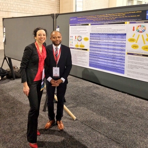 Erin Michos, M.D. and Martin Tibuakuu, M.D.