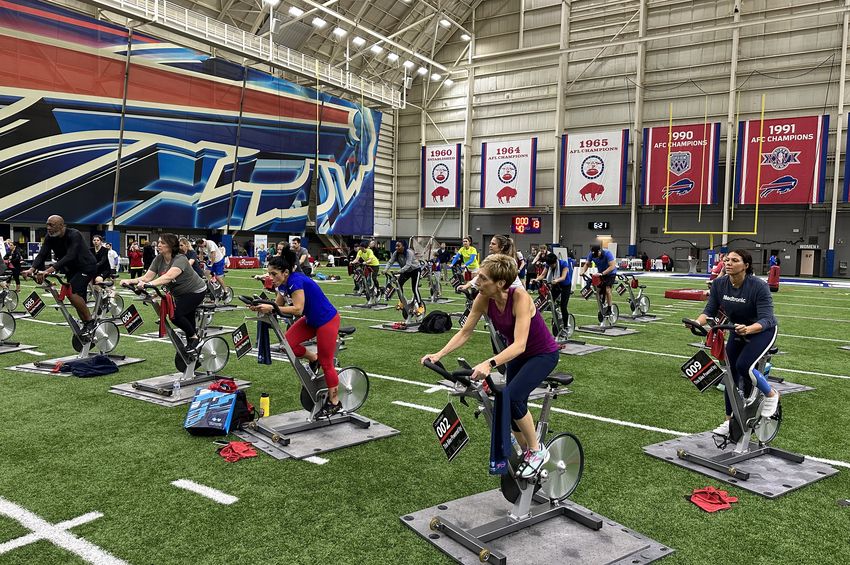 CycleNation riders in Buffalo, NY pushed pedals to raise funds for stroke American Heart