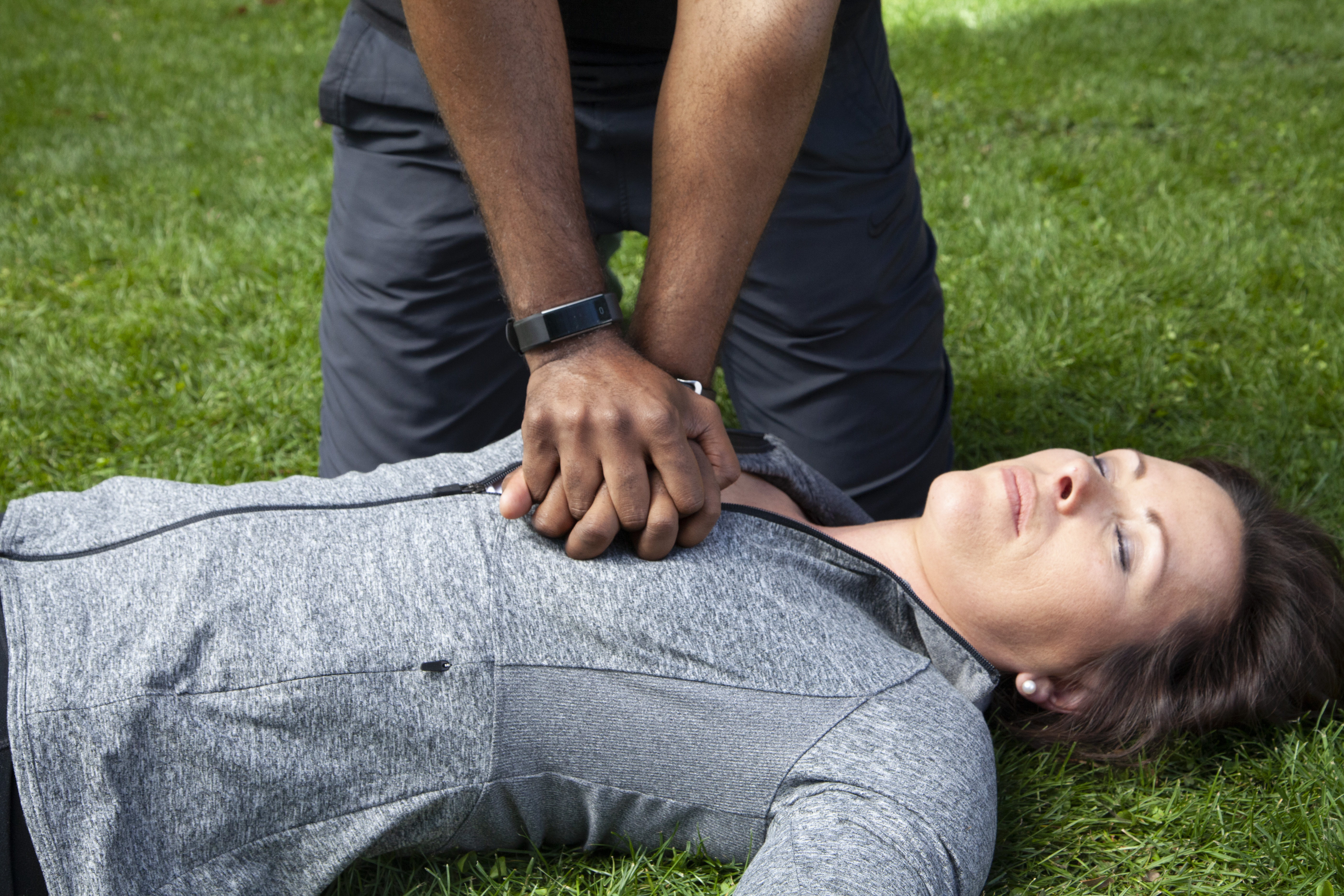 CPR reenactment