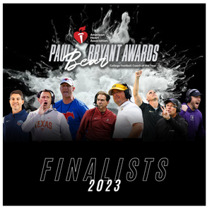 Paul “Bear” Bryant Awards 2023 Coach of the Year Finalists named