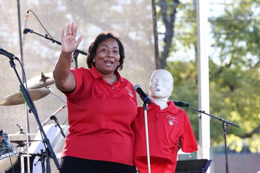 Photo Dr. Katherine Y. Brown at 2022 Nashville Heart Walk American