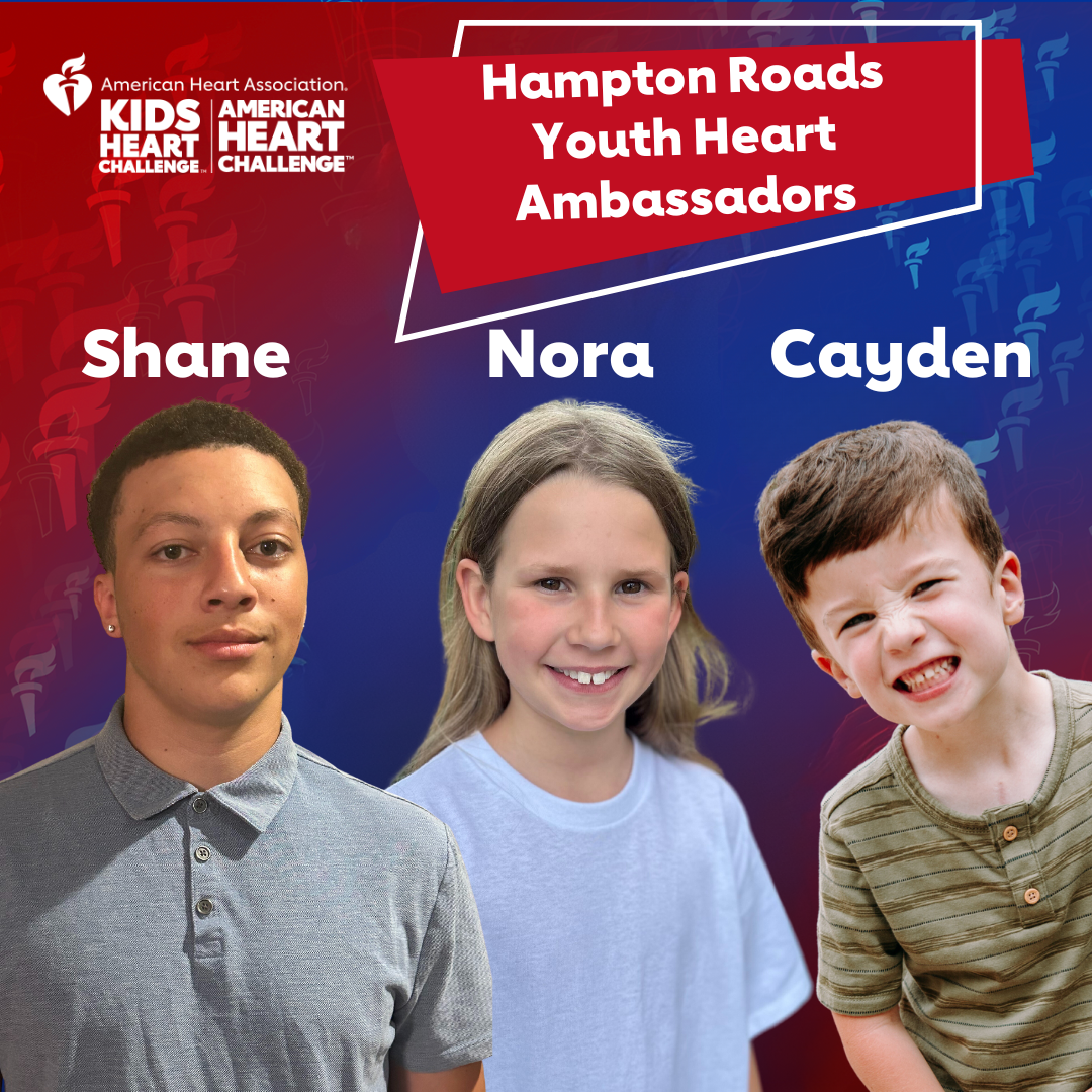 Hampton Roads student selected amongst hundreds to serve as national Youth Heart Ambassador