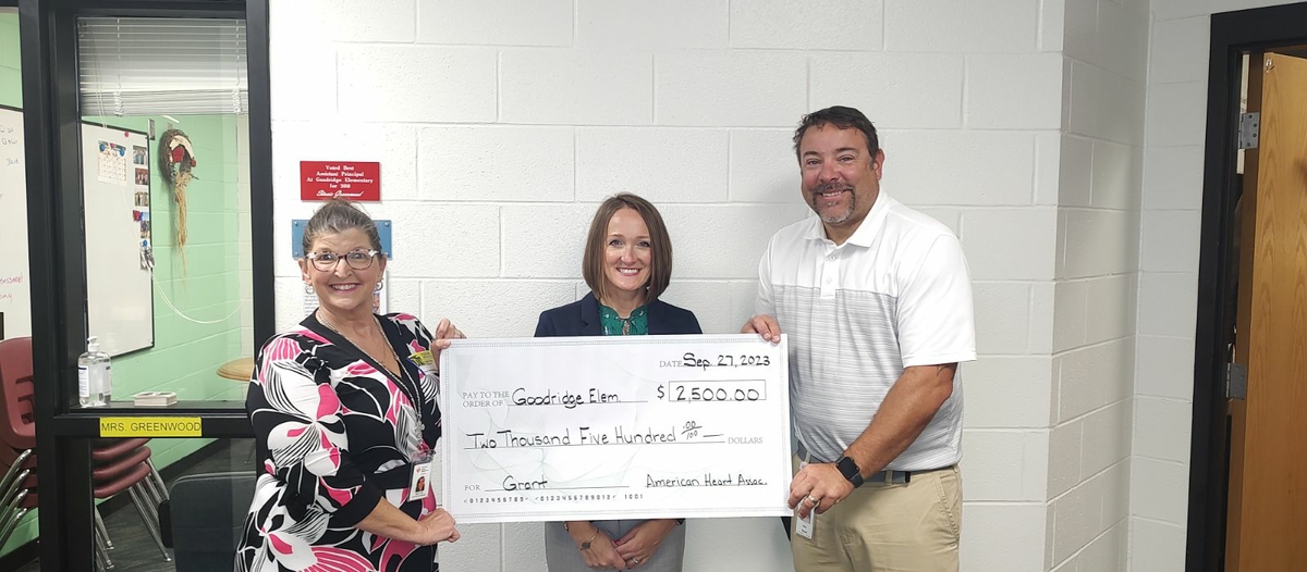 Goodridge and Benton Elementary Schools Awarded Kids Heart Challenge