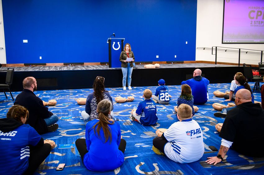 Colts Boost CPR Training in Flag Football Program | Mirage News