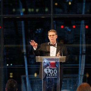 Nashville TN C. Wright Pinson receives Martin E. Simmons Award at Heart Gala 2-29-24 4