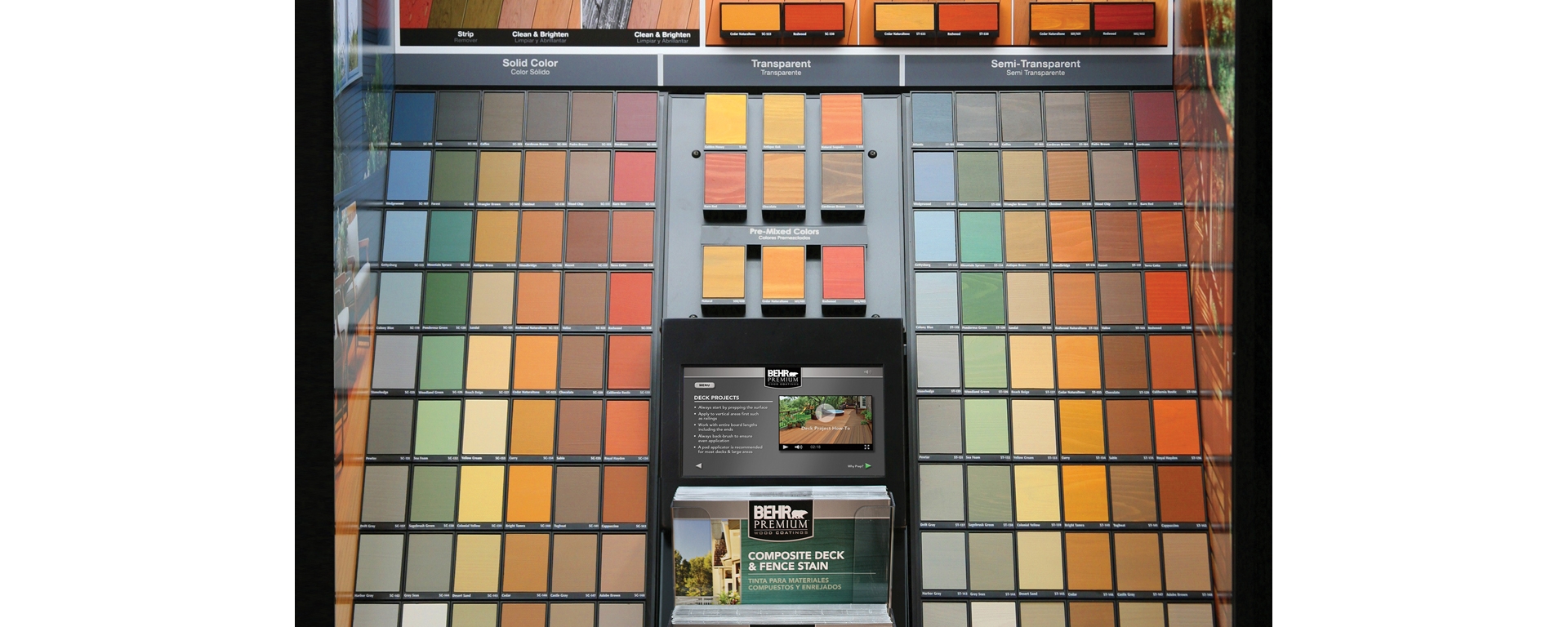 Behr Process Corporation Introduces New Exterior Wood Care Center To