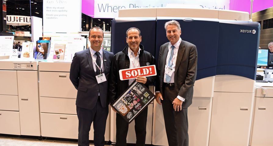 Canada’s Westkey Graphics Purchases Xerox’s New White Dry Ink for the iGen 5 Press at PRINT 17