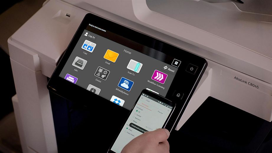 Xerox AltaLink Multifunction Printers' Customizable Home Screen