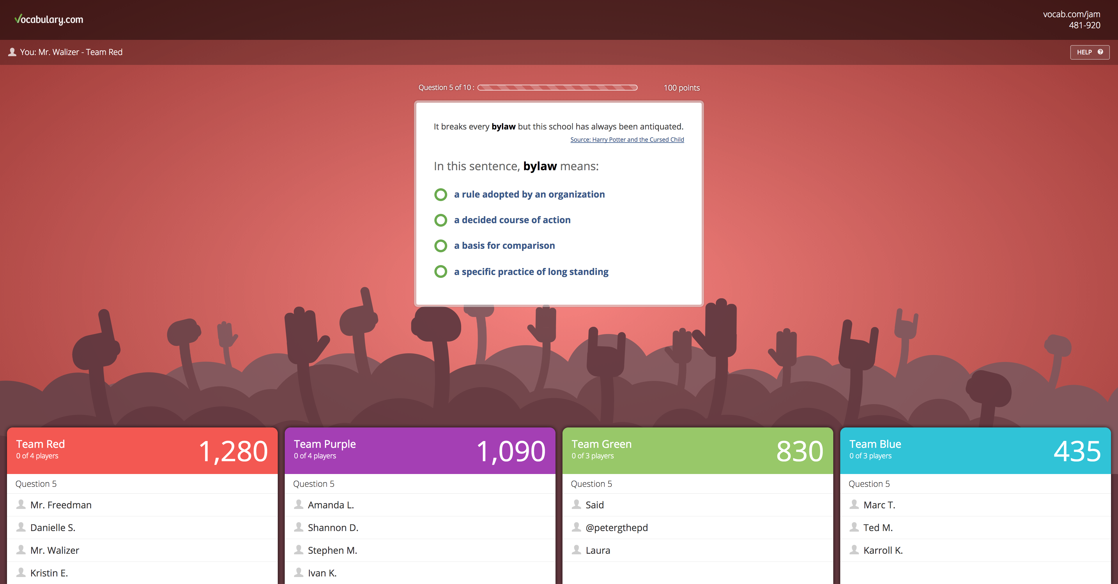 Vocabulary Jam Join - hhy2xgt