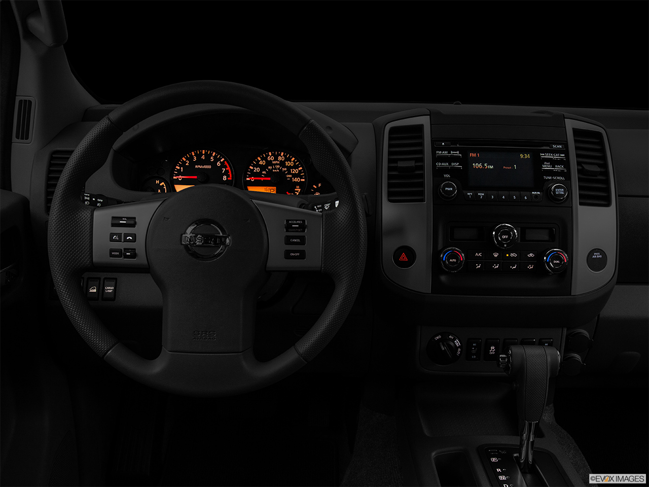 2015 Nissan Frontier 4WD Crew Cab SWB Manual S - Centered wide dash shot - '