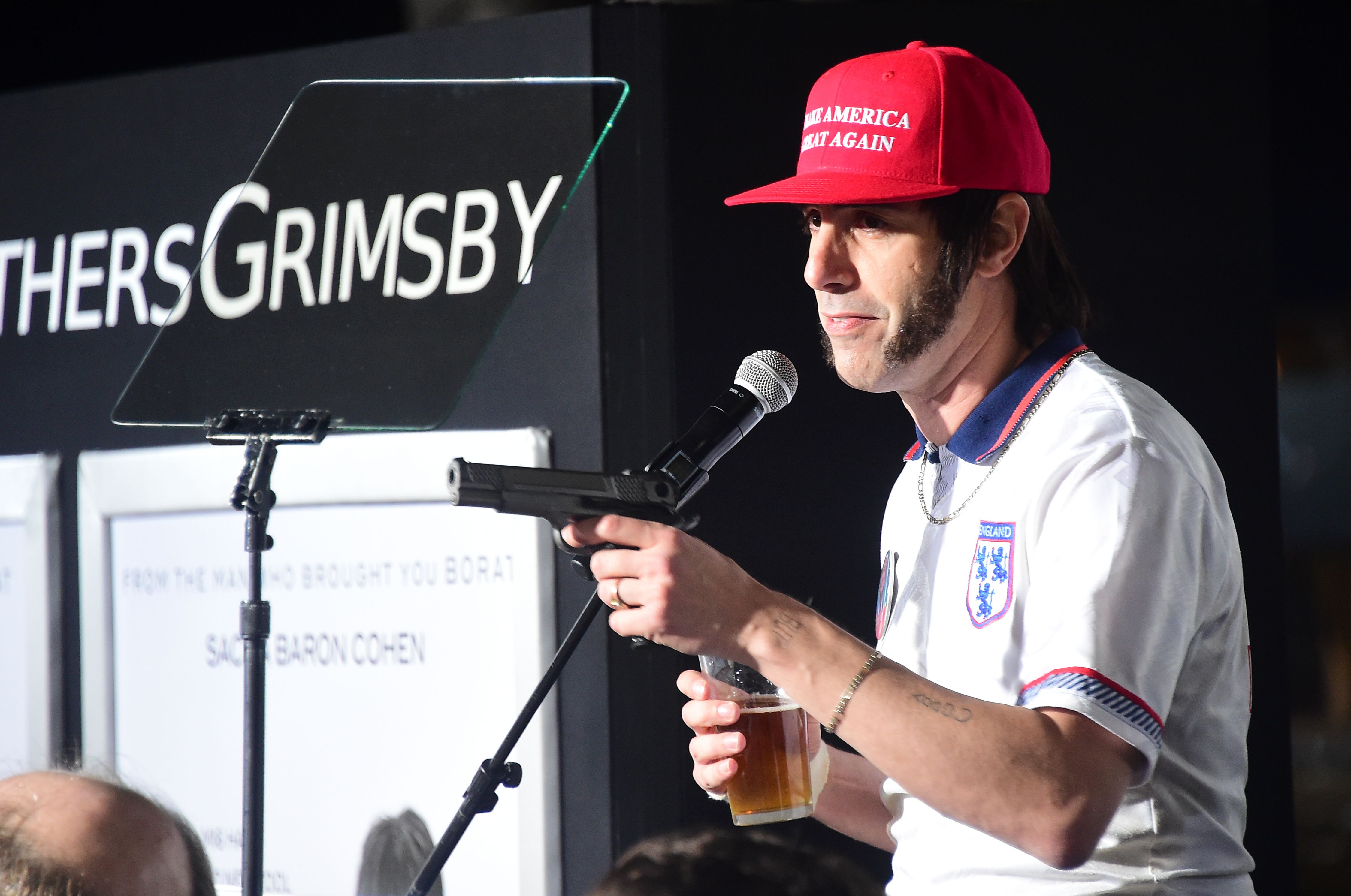 Sacha Baron Cohen explains how he crashed Pence speech dressed as Trump