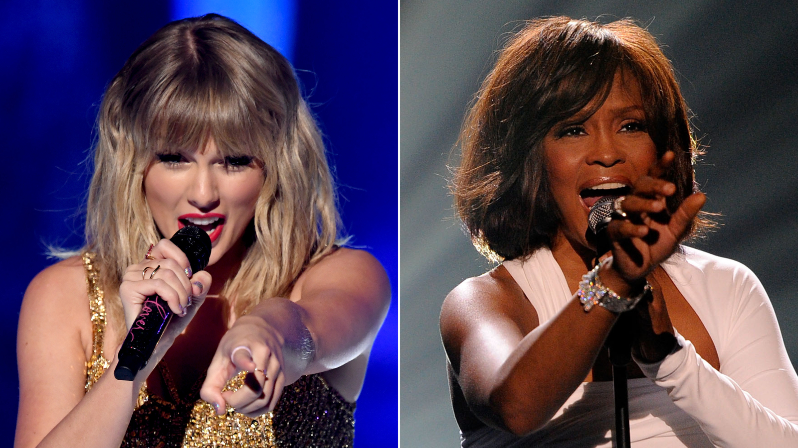Taylor Swift tops Whitney Houston's record for most weeks at No. 1 on the Billboard 200 chart