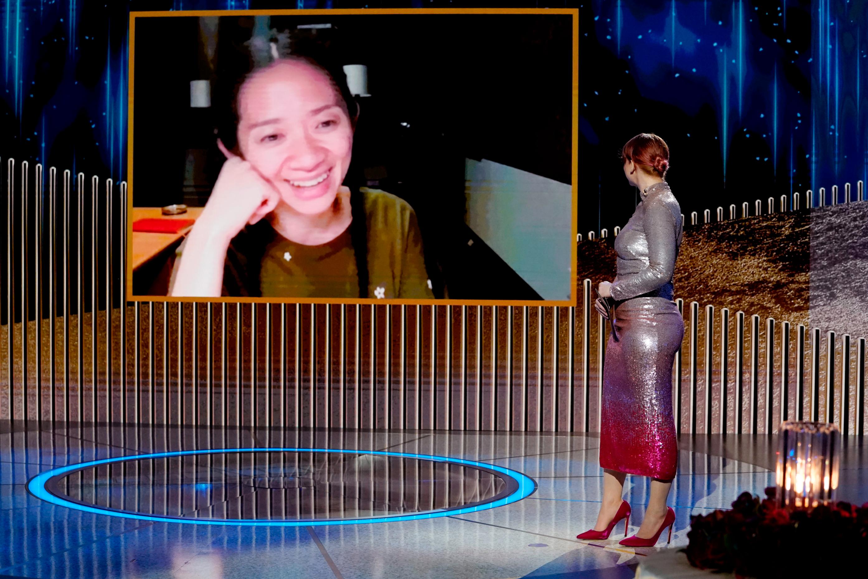 Chloé Zhao makes history at Golden Globes