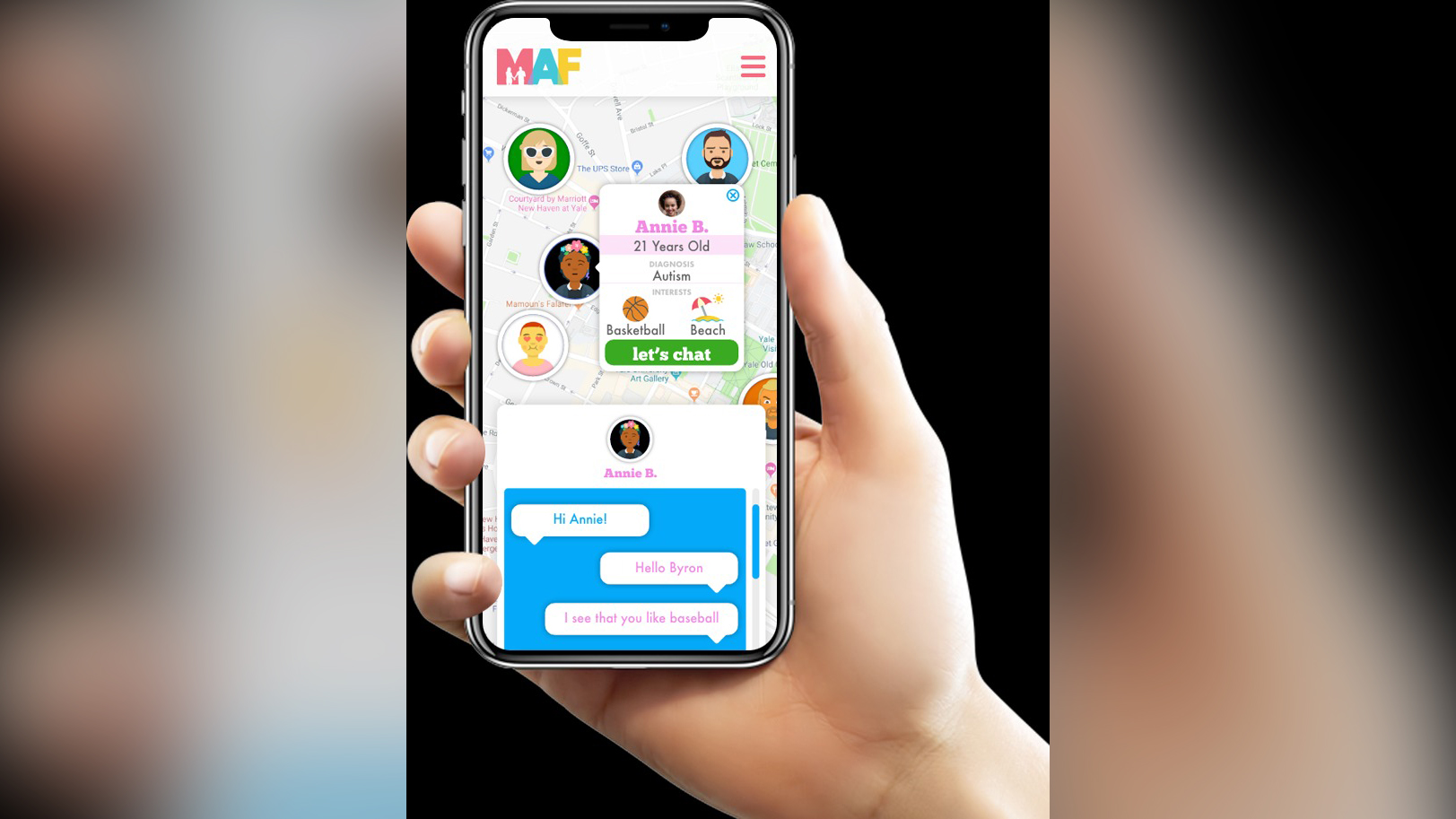 This app helps people with special needs make friends