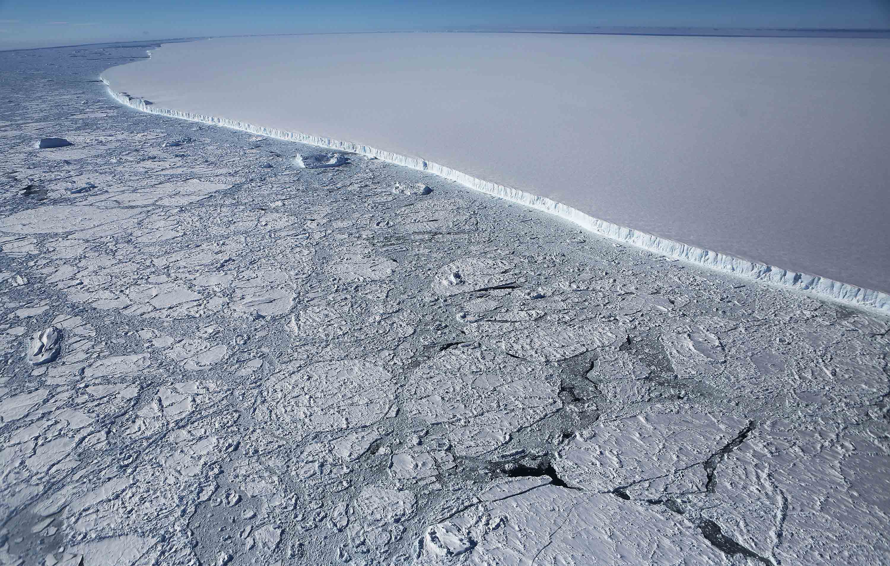 A third of Antarctic ice shelf risks collapse as our planet warms