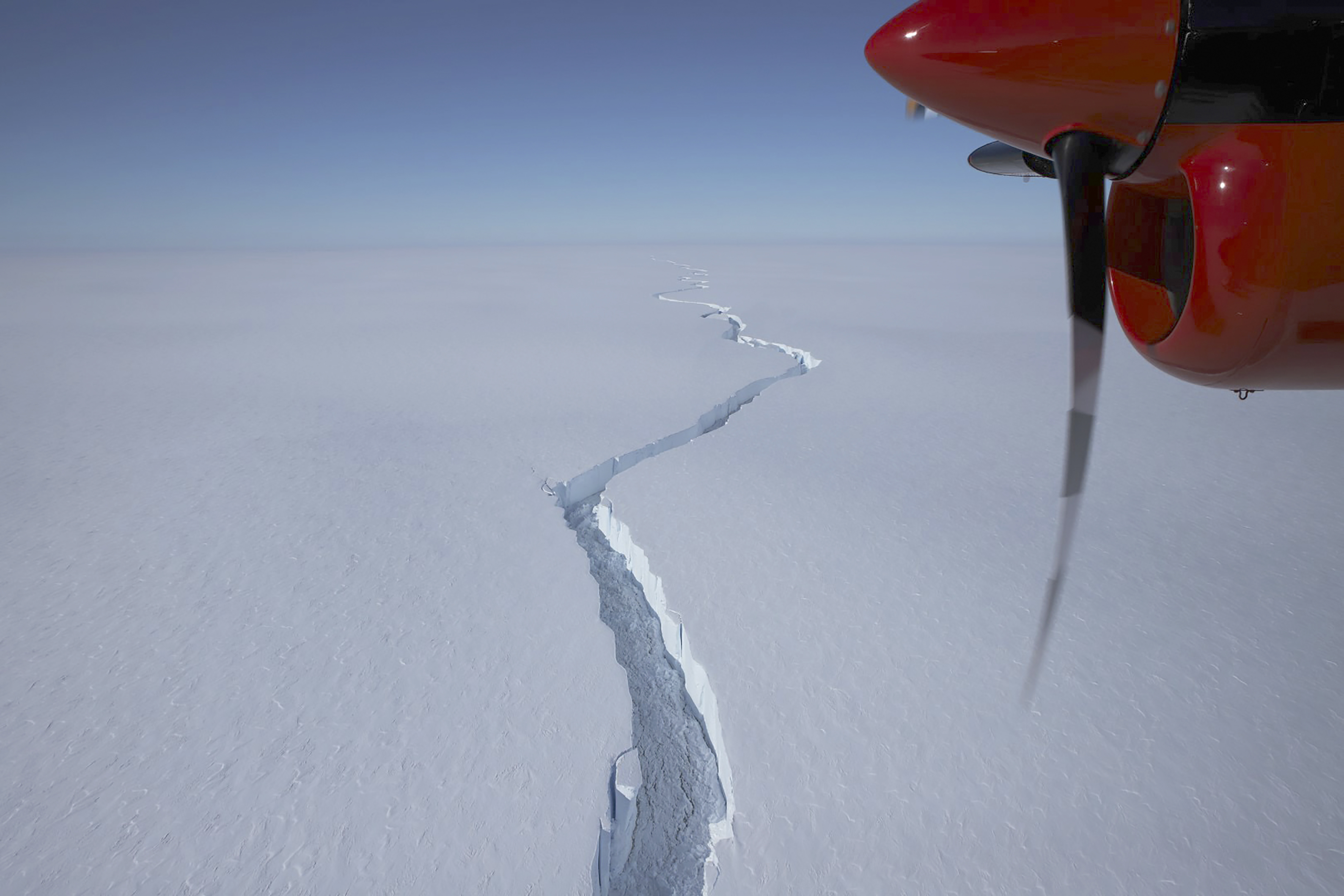 A huge iceberg that’s bigger than New York City broke off near a UK base in Antarctica
