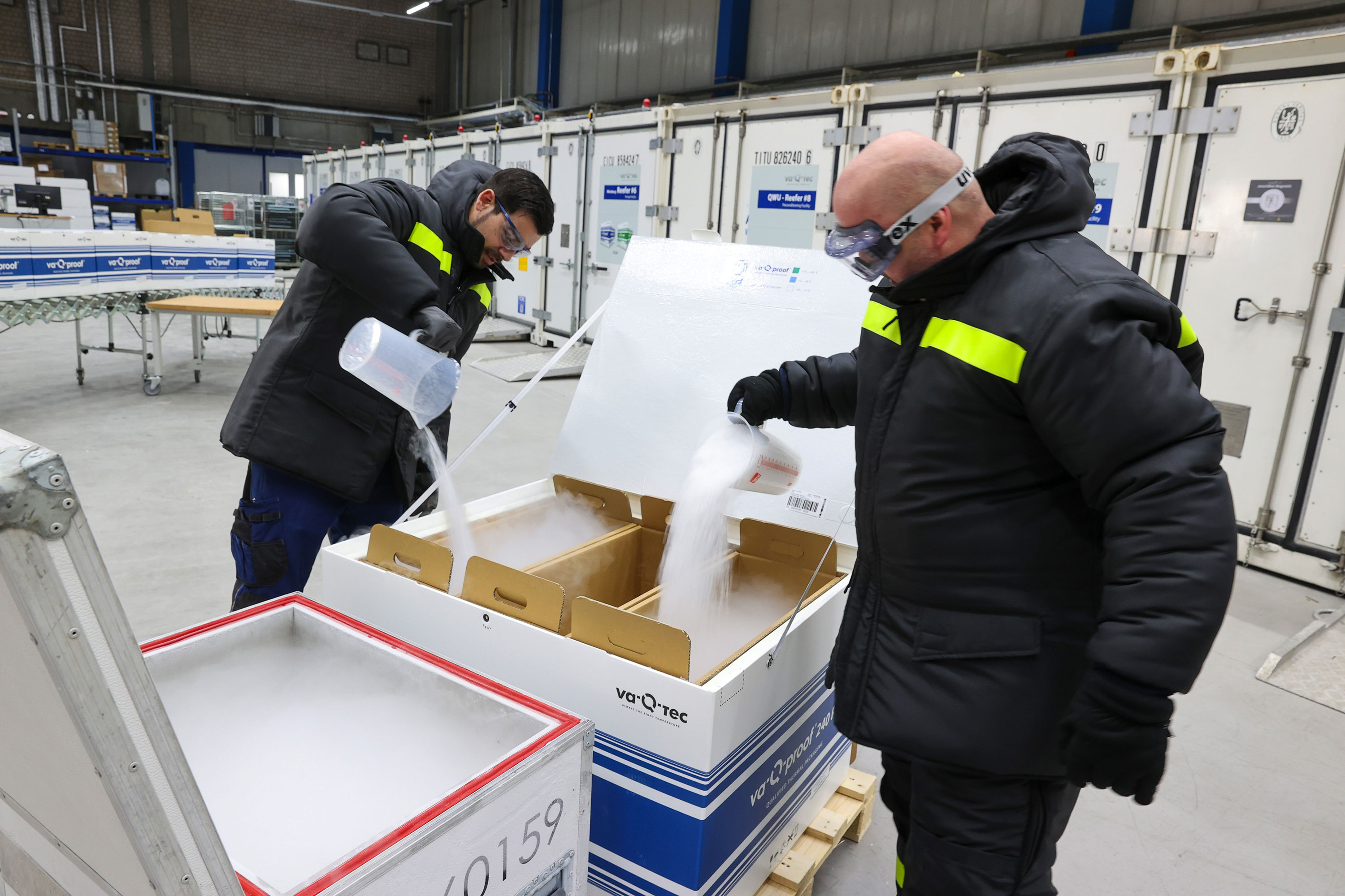 The world's now scrambling for dry ice. It's just one headache in getting coronavirus vaccines where they need to go