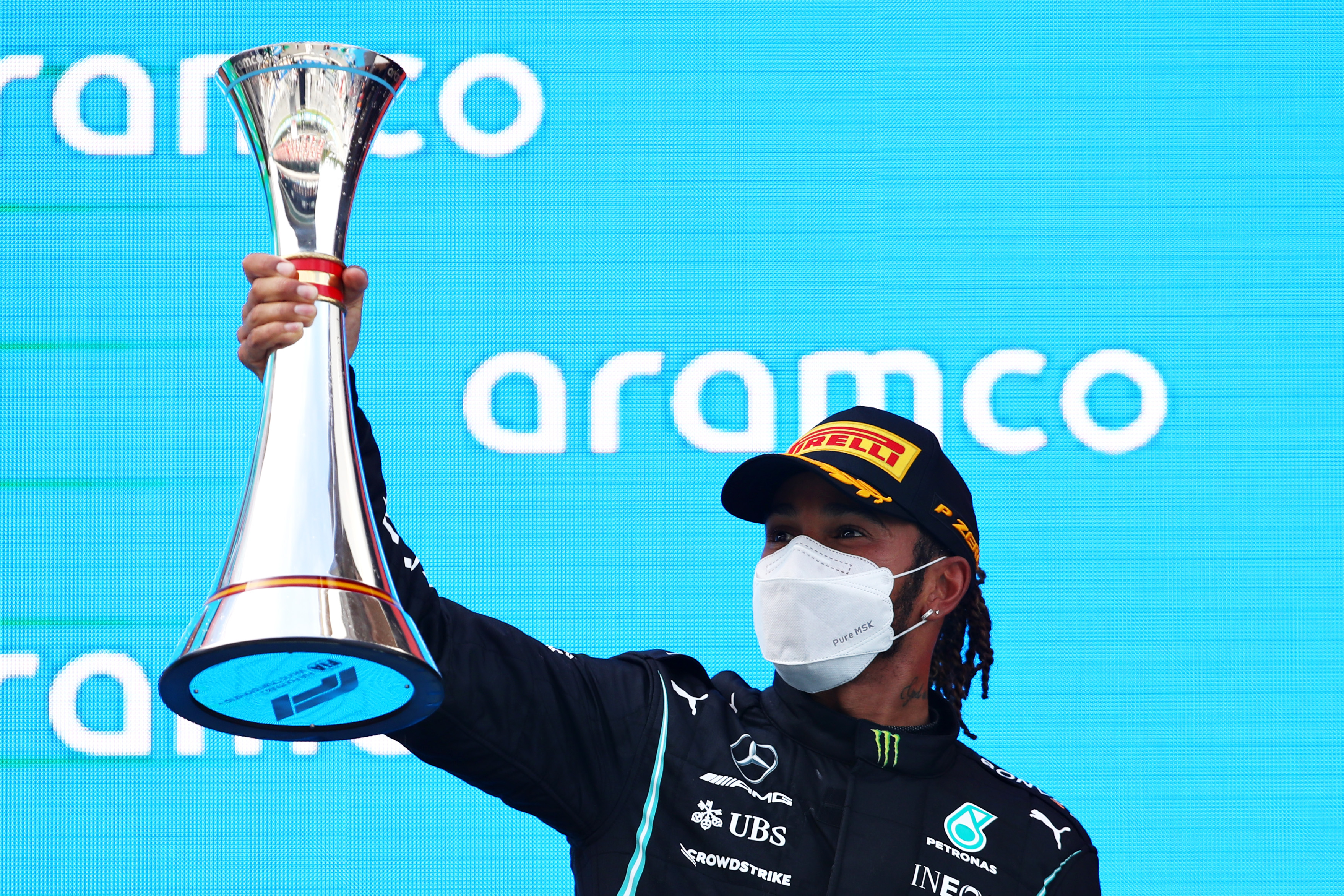 Lewis Hamilton recovers to overtake Max Verstappen and win fifth straight Spanish Grand Prix