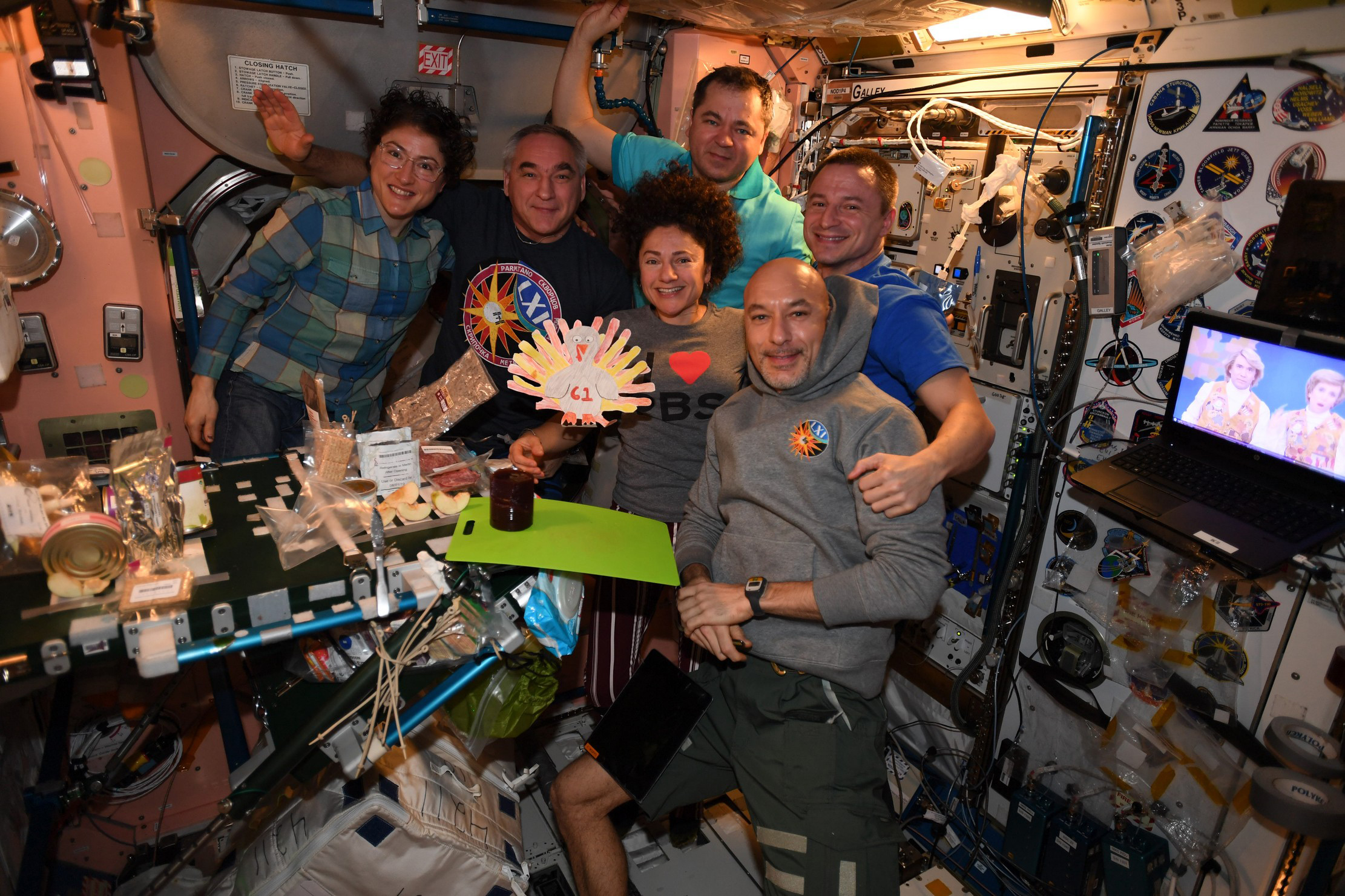 This is how astronauts celebrate Thanksgiving and other holidays in space