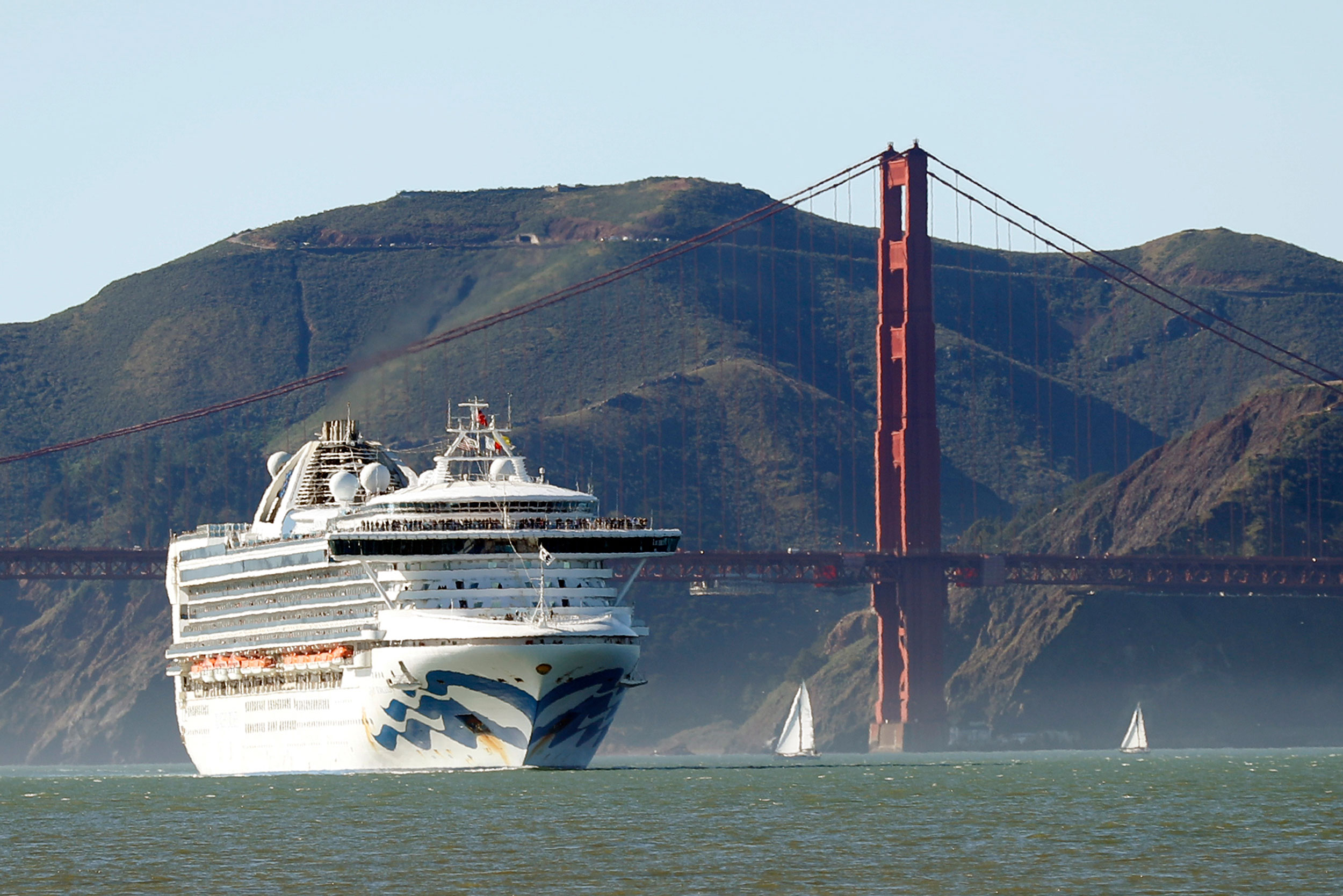 A cruise ship that carried a man who died from coronavirus is headed back to California with 2,500 passengers