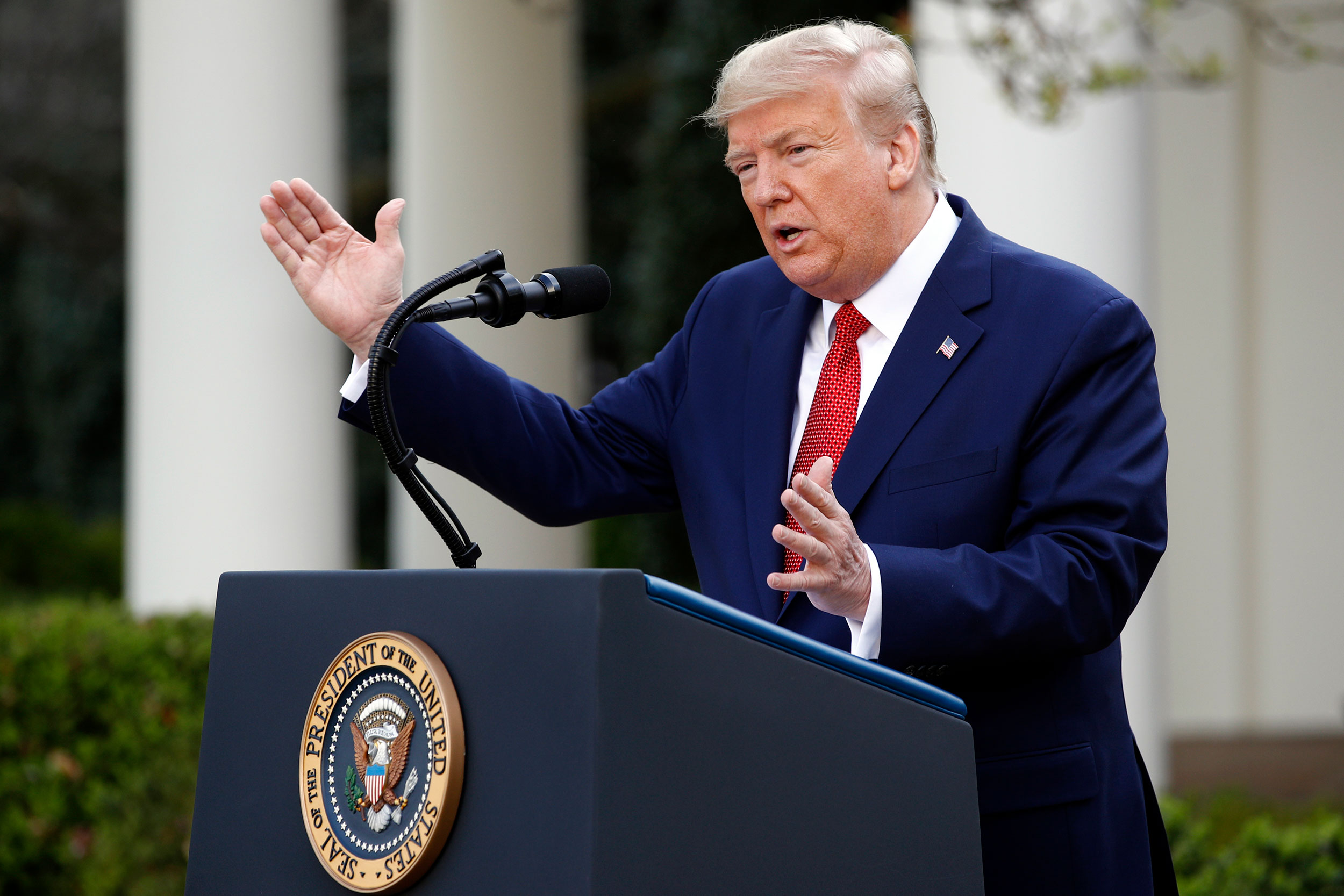 Fact check: Trump falsely denies saying two things he said last week
