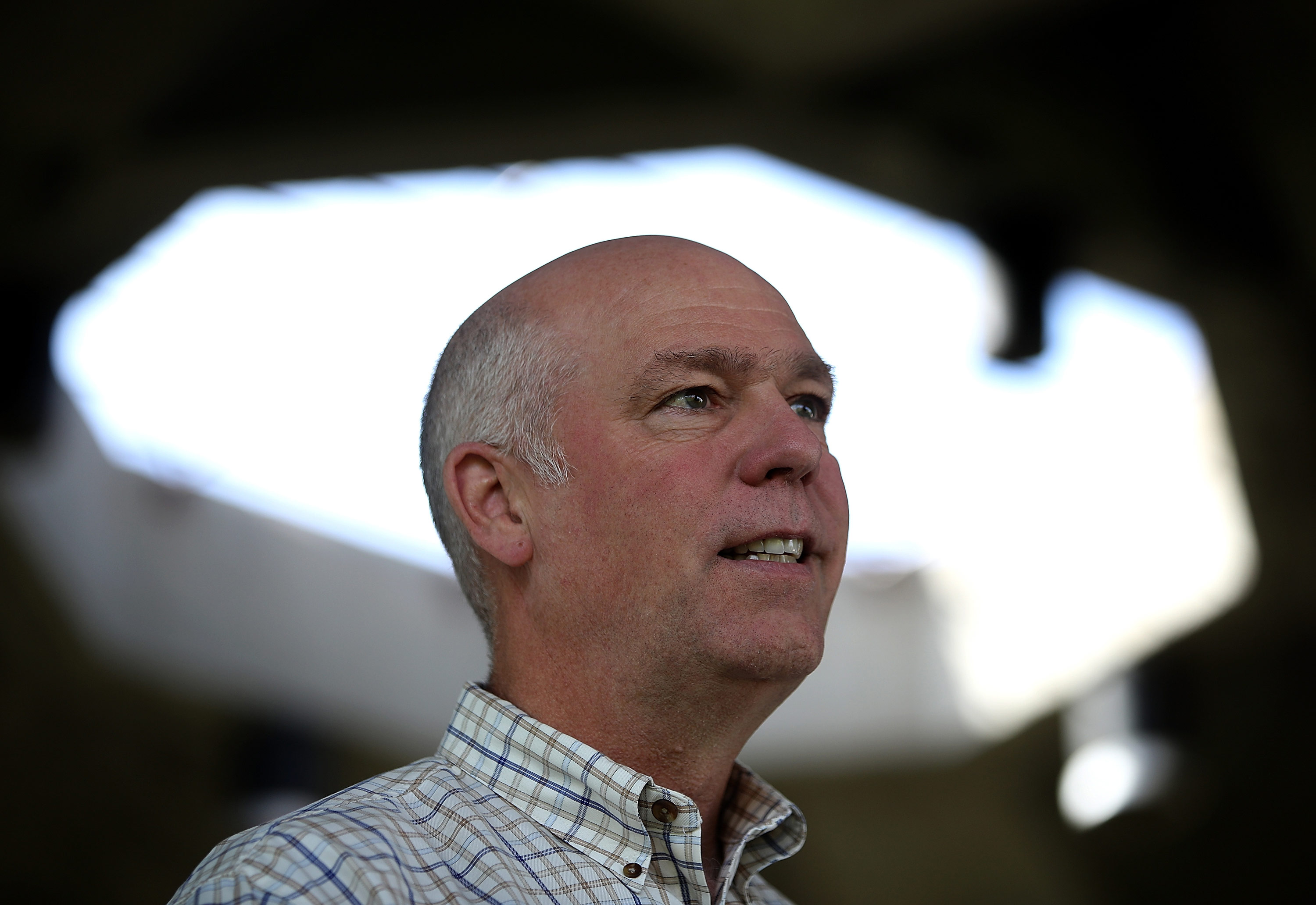 Montana’s Greg Gianforte suspends in-person campaigning after wife, running mate attended event with Kimberly Guilfoyle