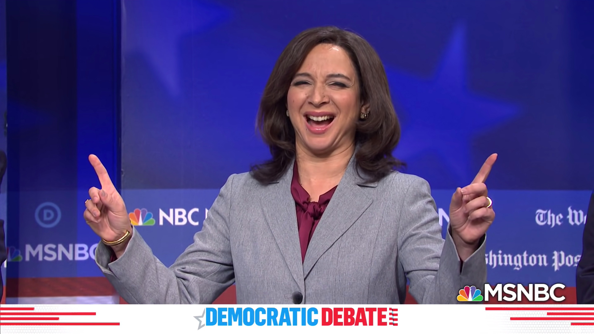 Maya Rudolph, whose portrayal of Kamala Harris on 'SNL' got her an Emmy nod, calls VP pick news 'spicy'