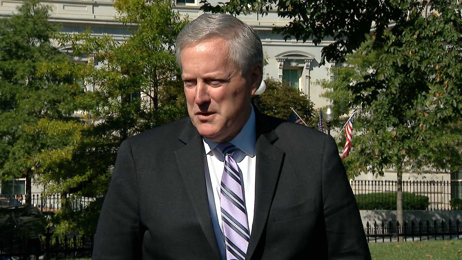 Trump didn't order declassification of Russia docs despite tweets to the contrary, Meadows says