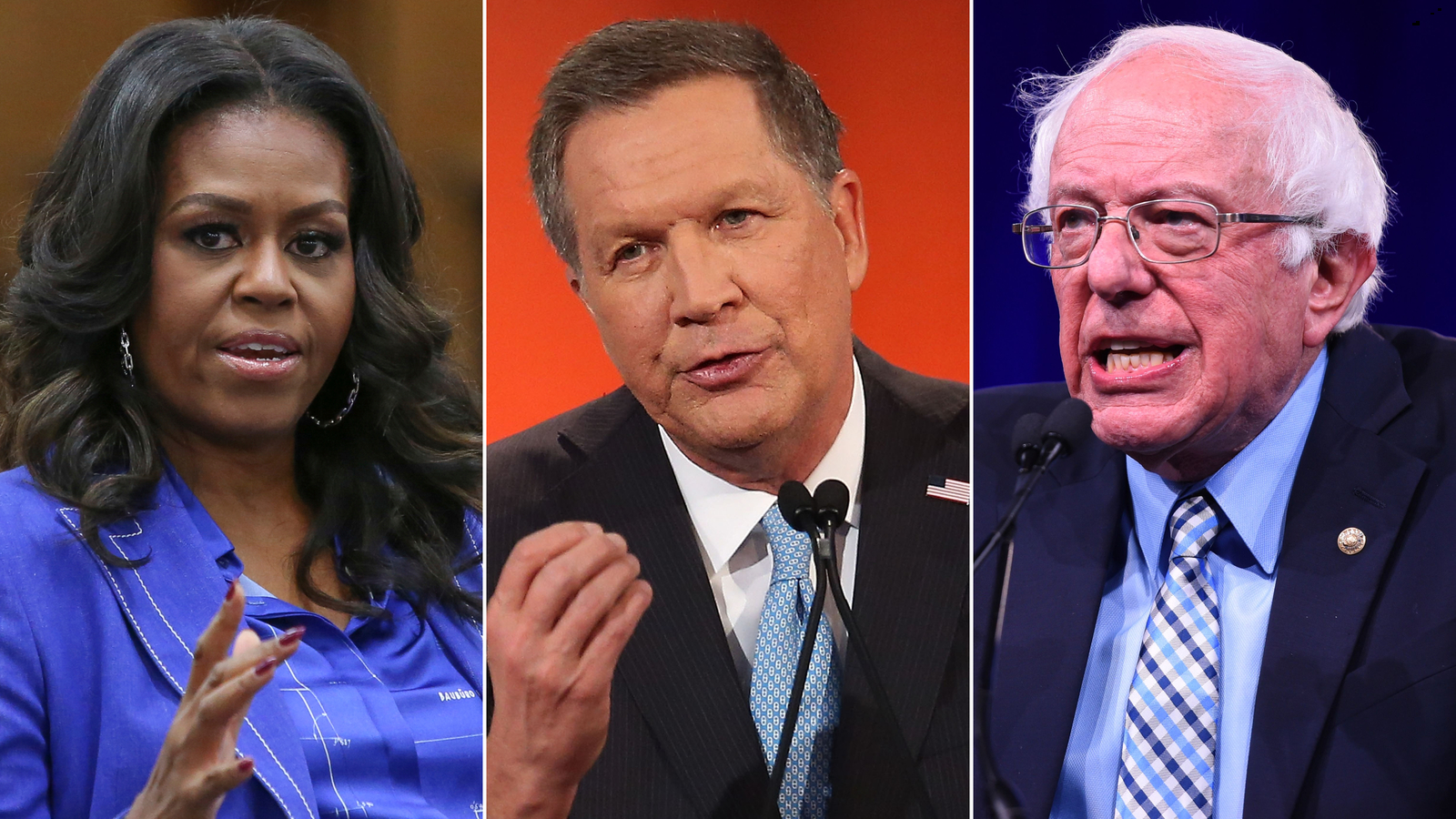 Michelle Obama, Bernie Sanders and John Kasich expected to join forces for first night of Democratic convention