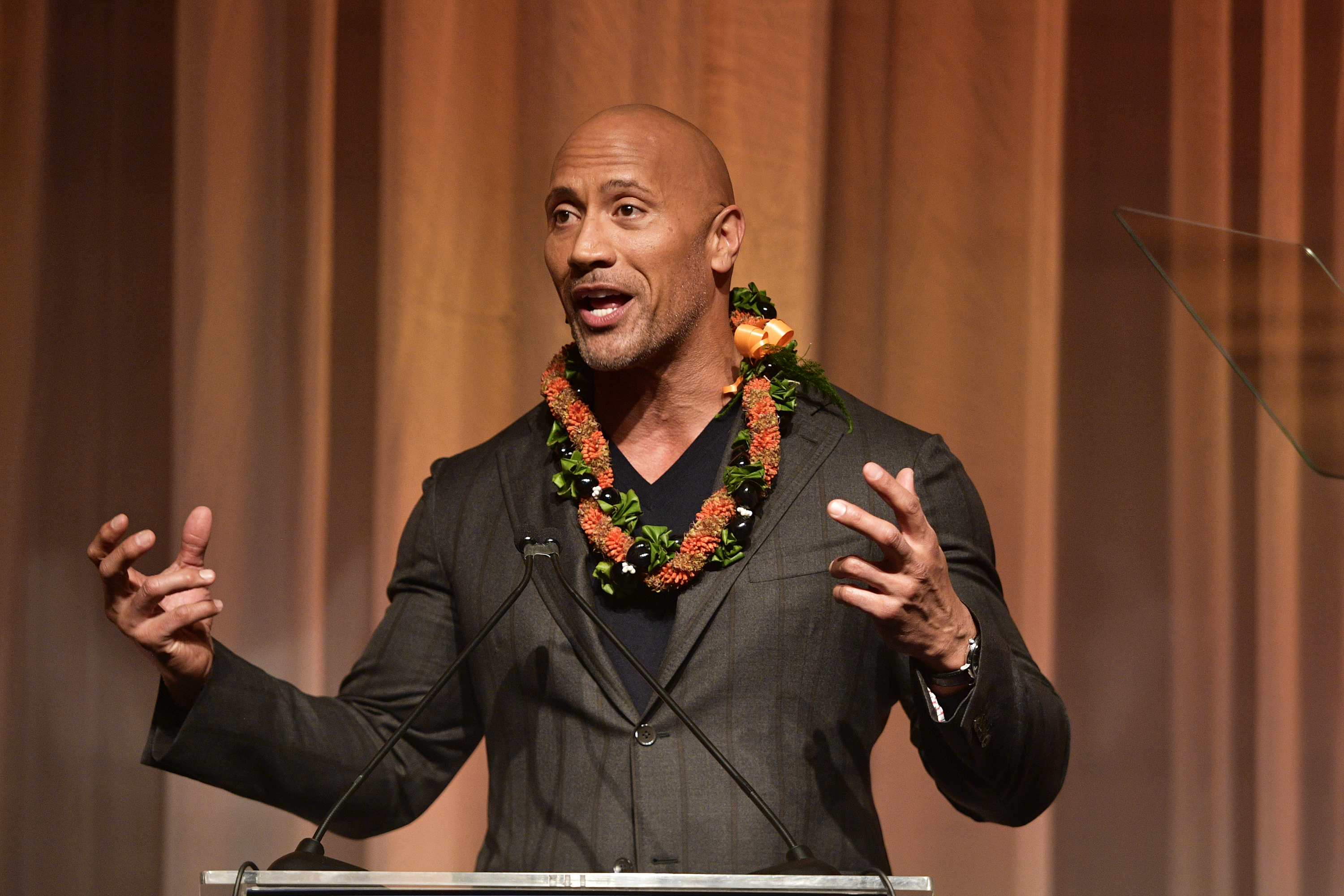 The Rock just gave a more presidential speech than Trump