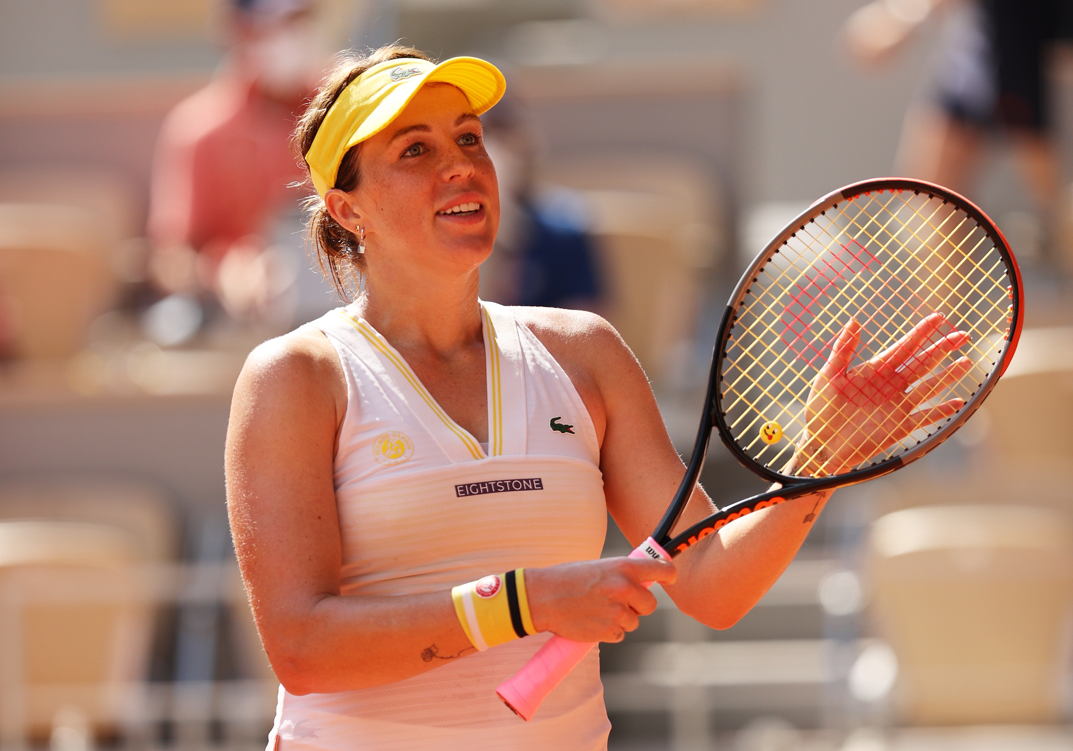 Anastasia Pavlyuchenkova reaches maiden grand slam final after defeating Tamara Zidanšek at French Open