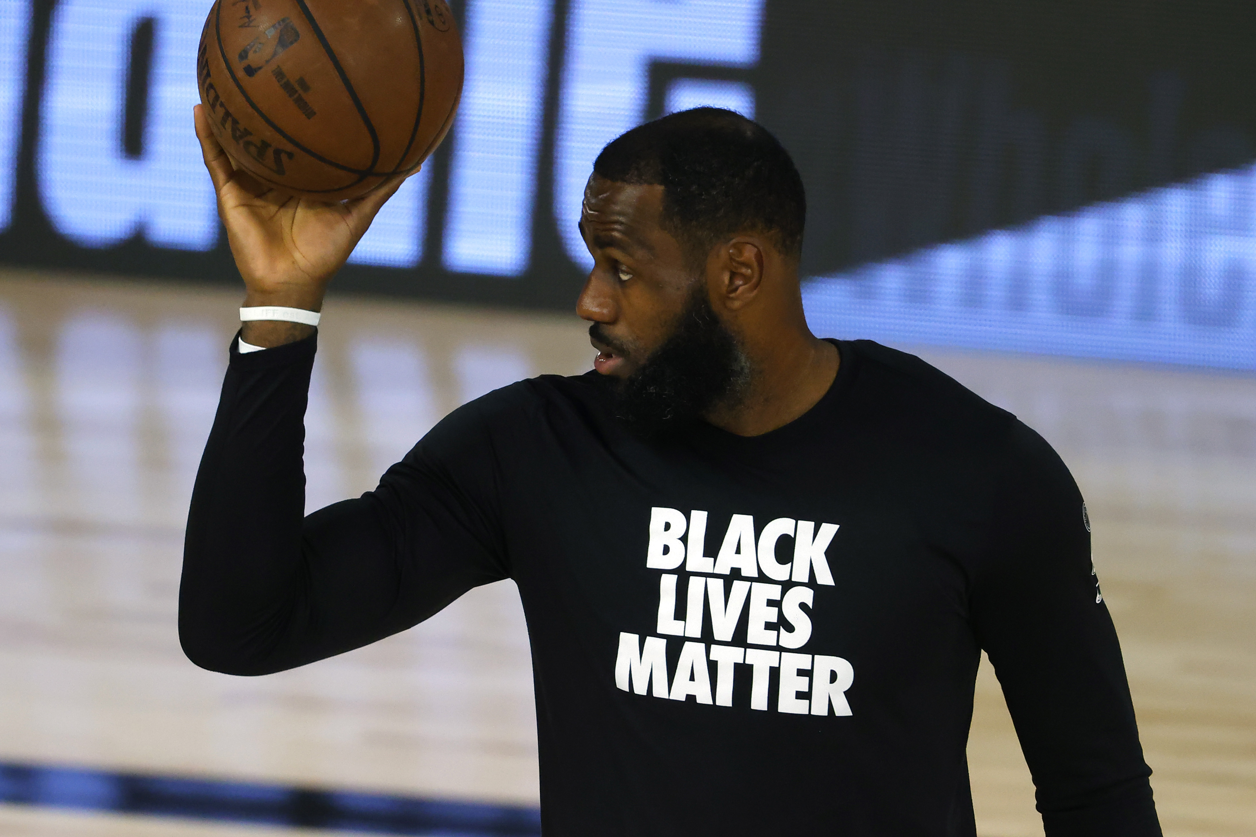 LeBron James laughs off Trump’s criticism of NBA players taking a knee