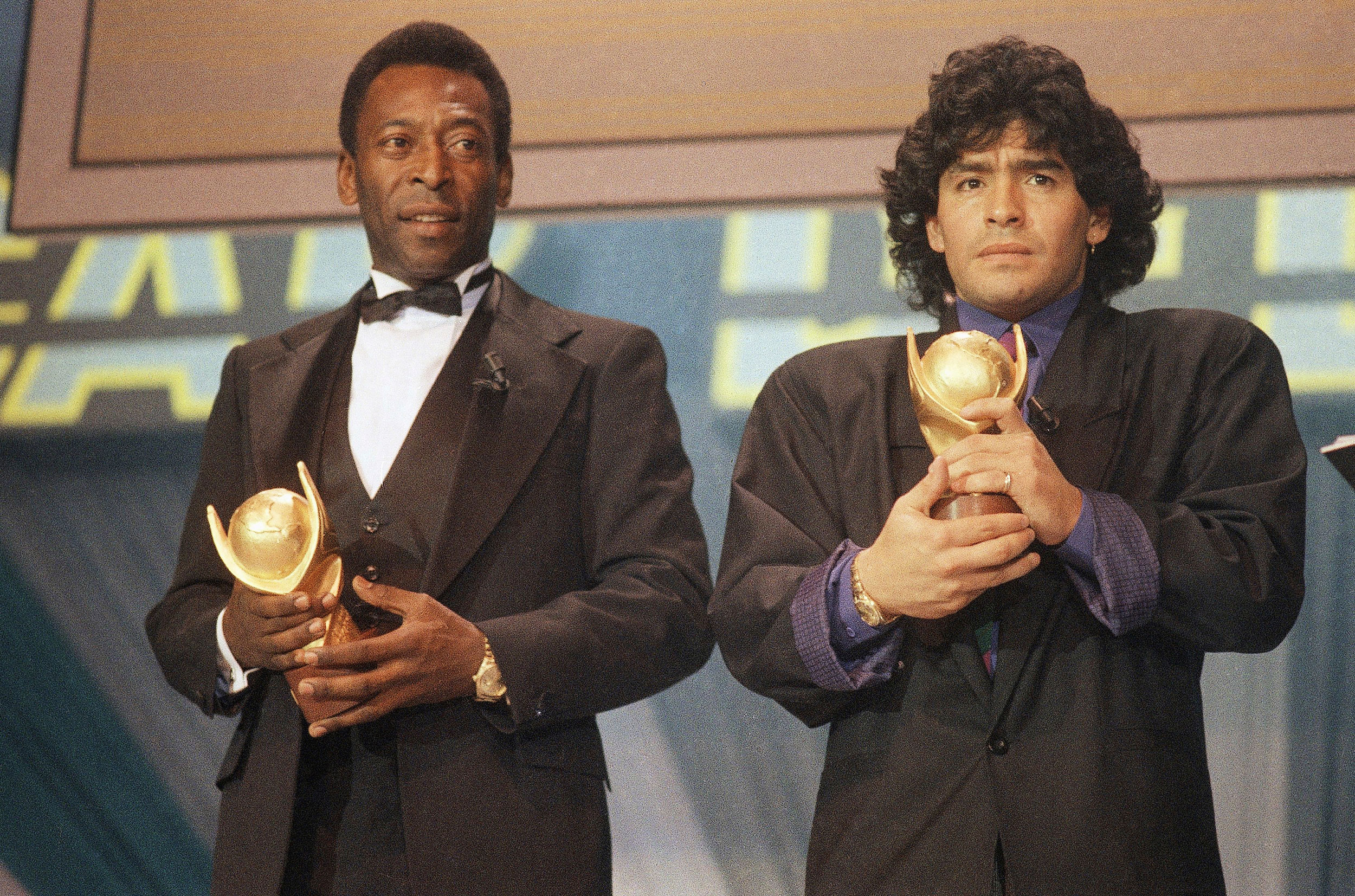 'We will play football together in heaven,' says Pele in tribute to Diego Maradona